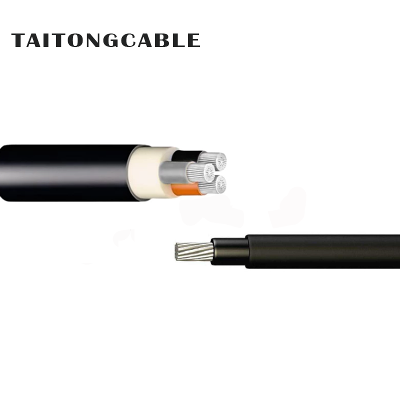 Cavi elettrici con guaina in PE isolati XLPE con conduttore in alluminio non armato a bassa tensione personalizzati