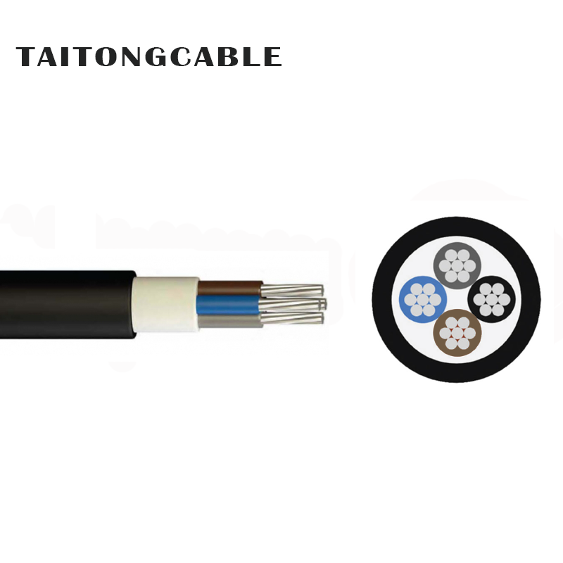 Cavi elettrici inguainati in PVC isolati XLPE non armati del conduttore di alluminio di bassa tensione 2-5-core