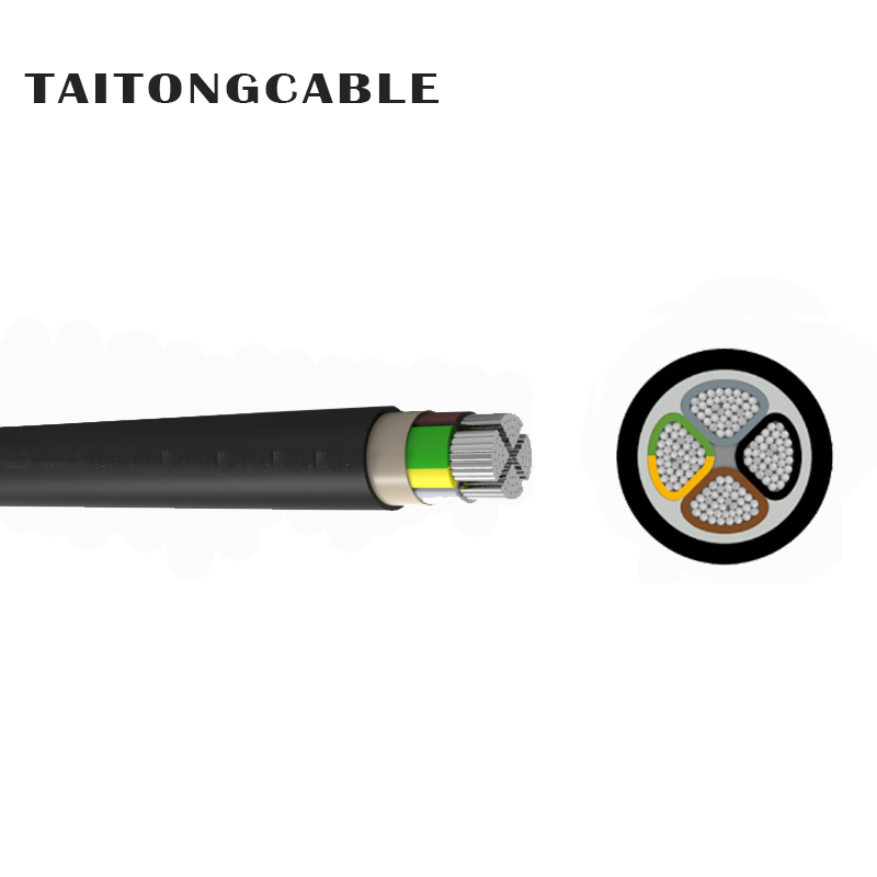 Cavi elettrici conduttori in alluminio rivestiti in PVC isolati in PVC a bassa tensione 2-5 conduttori