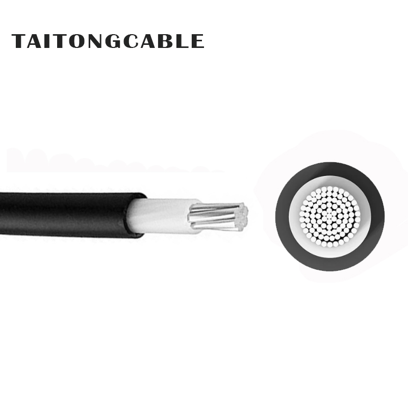 Cavi elettrici non armati con guaina in PVC isolati XLPE con conduttore in alluminio unipolare a bassa tensione