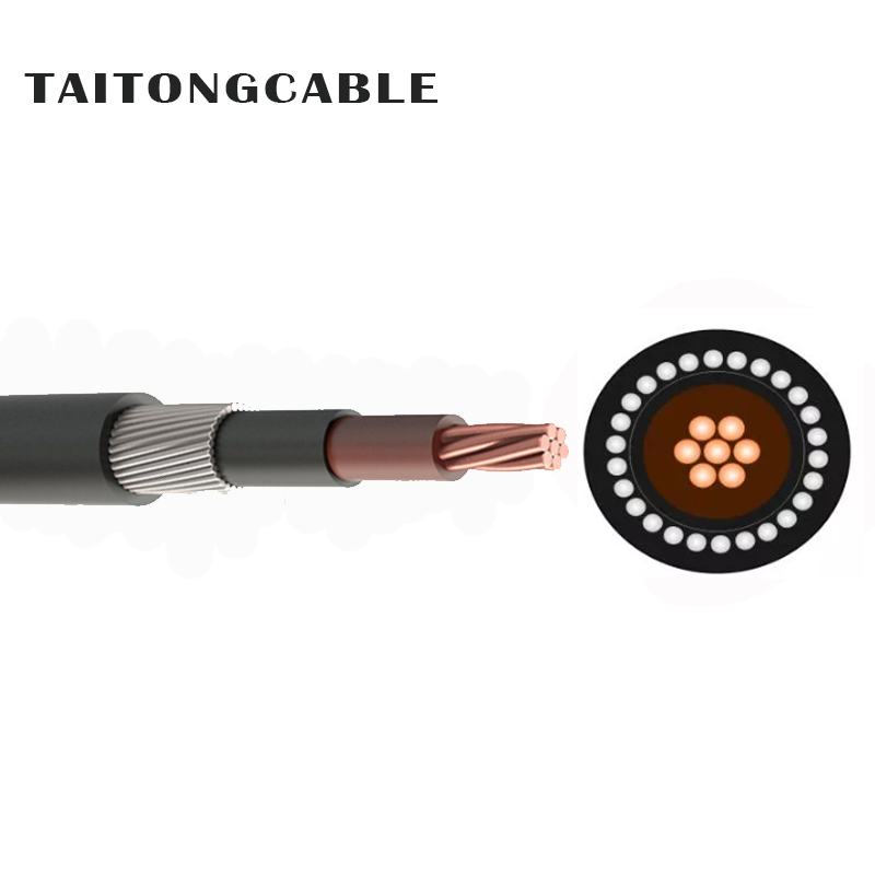 Cavi elettrici con guaina in PE isolati in PVC con conduttore in rame armato AWA unipolare a bassa tensione